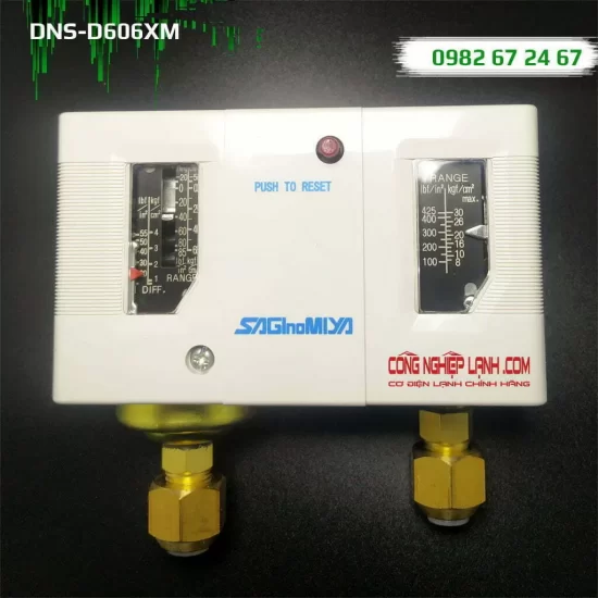 SAGINOMIYA DNS-D606XM - Công tắc áp suất đôi