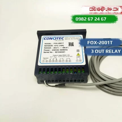 Điều khiển nhiệt CONOTEC 3 relay