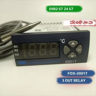 Điều khiển nhiệt độ FOX-2001T - 3 ngõ