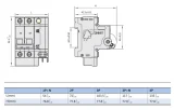Bản vẽ kích thước CHINT NXBLE-63 series