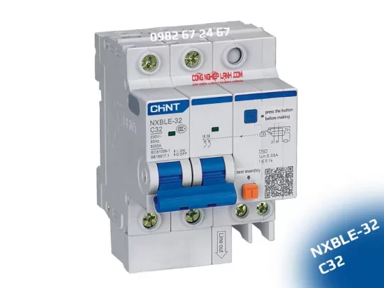 CB chống giật RCBO Chint NXBLE-32 1PN C32