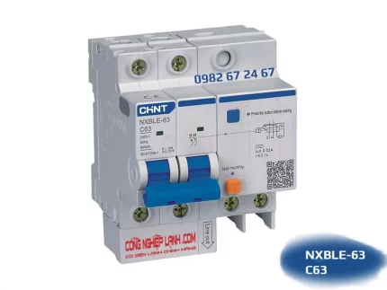 CB chống giật RCBO Chint NXBLE-63 1PN C63