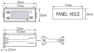 Sơ đồ lắp đặt bộ điều khiển độ ẩm FOX-1H