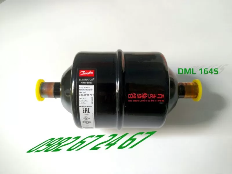 Phin lọc Gas Danfoss DML 164S - phi 12mm đầu hàn