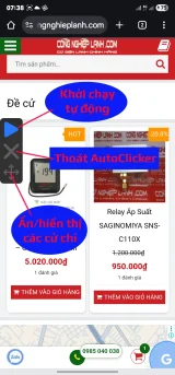 Các nút chức năng nhanh