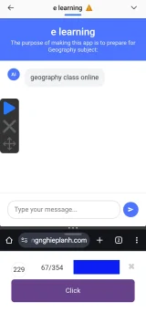 Click vào biểu tượng 4 mũi tên dưới cùng của Auto Clicker để thu nhỏ, sau đó nhấn nút tam giác để chạy
