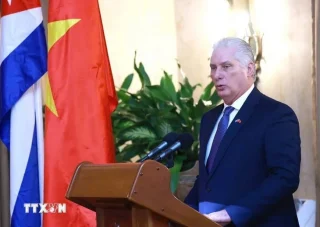 Bí thư thứ nhất, Chủ tịch Cuba thăm Việt Nam, dự lễ 80 năm Quốc khánh - Ảnh 1. Bí thư thứ nhất, Chủ tịch Cuba Miguel Diaz-Canel Bermudez - Ảnh: TTXVN