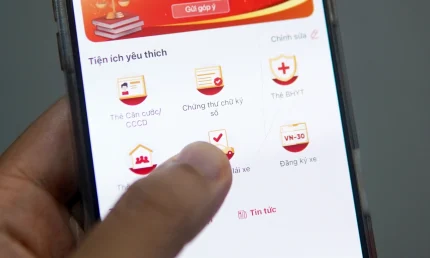 Giao diện VNeID với tính năng Chứng thư chữ ký số. Ảnh: Lưu Quý