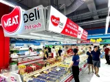 Khu vực thịt MEATDeli được trưng bày rộng sáng với đa dạng sự lựa chọn cho gia đình