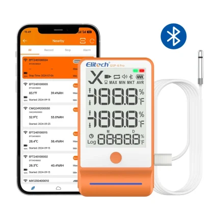 Nhiệt ẩm kế tự ghi Elitech GSP-6 Pro