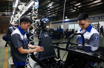 Kim ngạch xuất khẩu hàng hóa tháng 8 đạt 43,39 tỉ USD, tăng 2,6% so với tháng trước. Ảnh: Hải Nguyễn