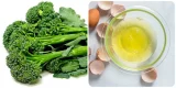 Súp lơ xanh và lòng trắng trứng là thực phẩm rất tốt cho thận.