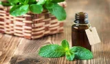 Ba mẹ hãy dùng một ít nước ấm rồi pha với 2 - 3 giọt tinh dầu bạc hà để tắm cho bé.