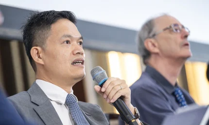 Ông Phạm Vũ Thăng Long, chuyên gia kinh tế trưởng HSC, tại sự kiện. Ảnh: WB