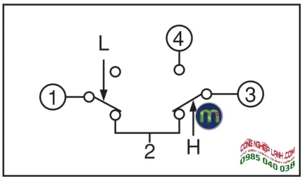 Sơ đồ công tắc SAGINOMIYA DNS-D306X