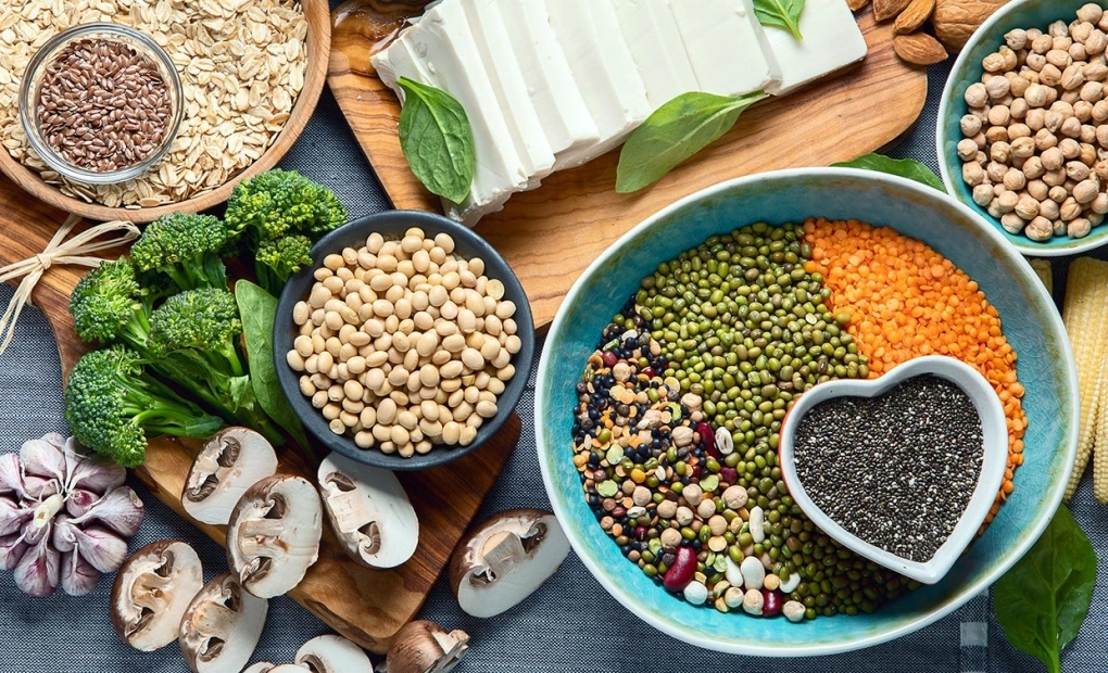 Protein thực vật giúp no lâu, giảm cảm giác thèm ăn, hỗ trợ giảm mỡ bụng dưới hiệu quả.