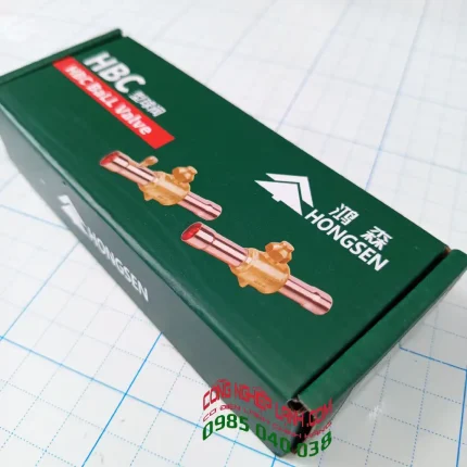 Bộ sản phẩm van chặn phi 12mm có sẵn đầu nạp gas