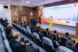 Toàn cảnh Lễ công bố xuất khẩu lô thịt gà chế biến đầu tiên của Việt Nam sang Hàn Quốc - Ảnh: DNCC