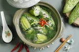 5 bí quyết để món khổ qua nhồi thịt giữ được màu xanh 7 Món khổ qua nhồi thịt vẫn giữ được màu xanh của quả. Ảnh: Bùi Thủy