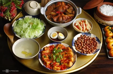 Bữa ăn cân bằng cung cấp đủ năng lượng, chất bột đường, đạm, béo, vitamin và khoáng chất. Ảnh minh họa: Bùi Thủy