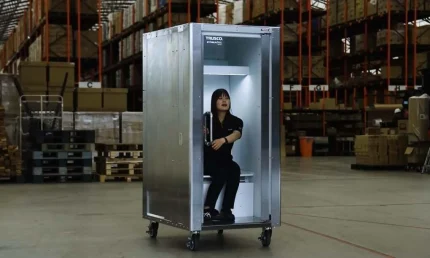 Tủ lạnh Do Hiemon Box dành cho người. Ảnh: Trusco Nakayama