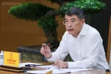 Ủy viên Bộ Chính trị, Thủ tướng Chính phủ Lê Minh Hưng yêu cầu kiểm soát chặt chẽ giá thành từ gốc với thuốc, thiết bị y tế tại cuộc họp ngày 8.9. Ảnh: chinhphu.vn/Nhật Bắc