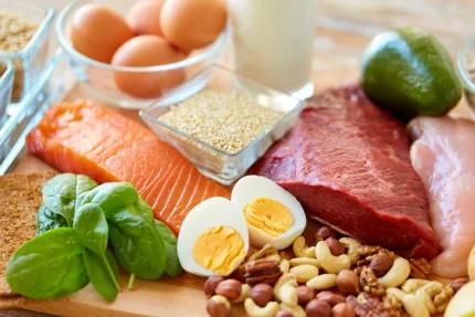 Người trưởng thành cần 0,8g protein/kg trọng lượng/ngày - Ảnh minh họa