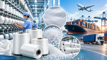 Sợi polyester có độ bền cao là mặt hàng đang chịu thuế chống bán phá giá tại EU, đặt ra yêu cầu doanh nghiệp Việt Nam chủ động theo dõi rủi ro phòng vệ thương mại.