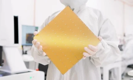 Chip máy tính Wafer Scale Engine 3 của Cerebras. Ảnh: Cerebras